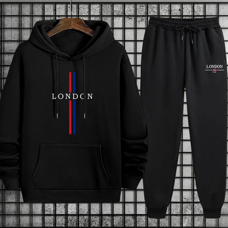 Street Fashion London 2026 - 2026 London Fashion Men's Loungewear Set