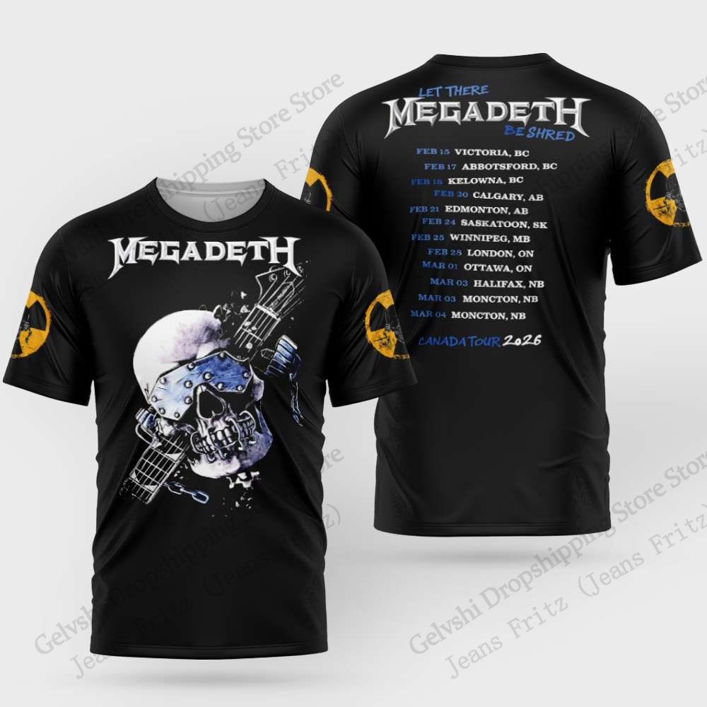 Hip Hop Rock Megadeth Band Can - Street Fashion Canada 评论和价格