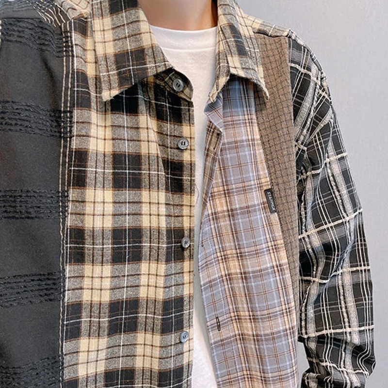 American High Street Plaid Shi - Street Fashion Jacket 评论和价格