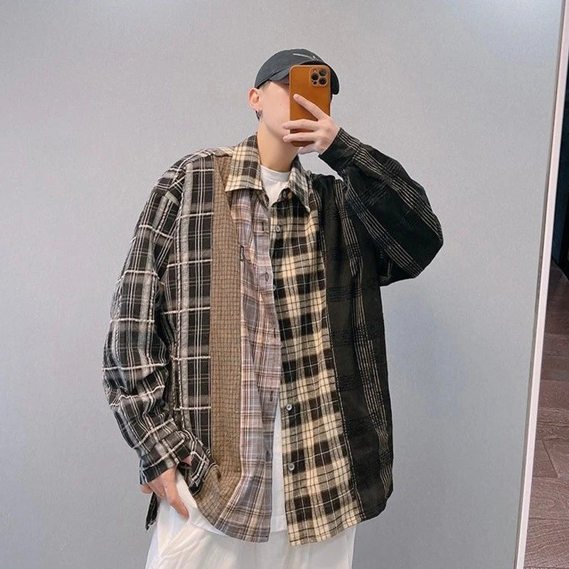 American High Street Plaid Shi - Street Fashion Jacket 评论和价格