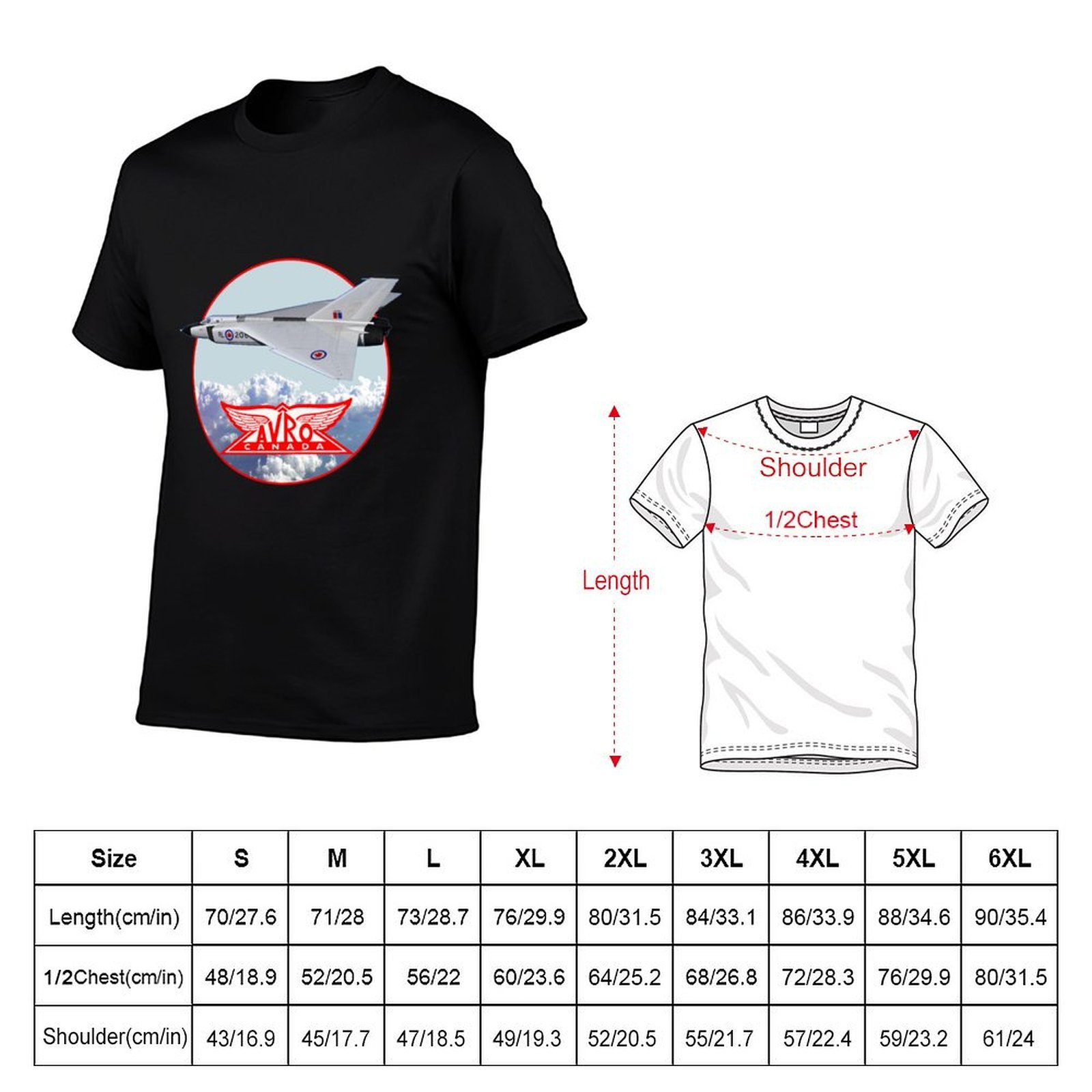 Avro Arrow Avro Canada T-Shirt - Street Fashion Canada 评论和价格