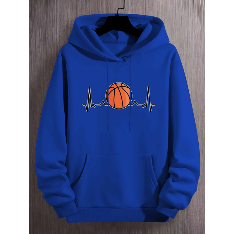 Cool Hoodie With Basketball Pr - Street Fashion Elements 评论和价格