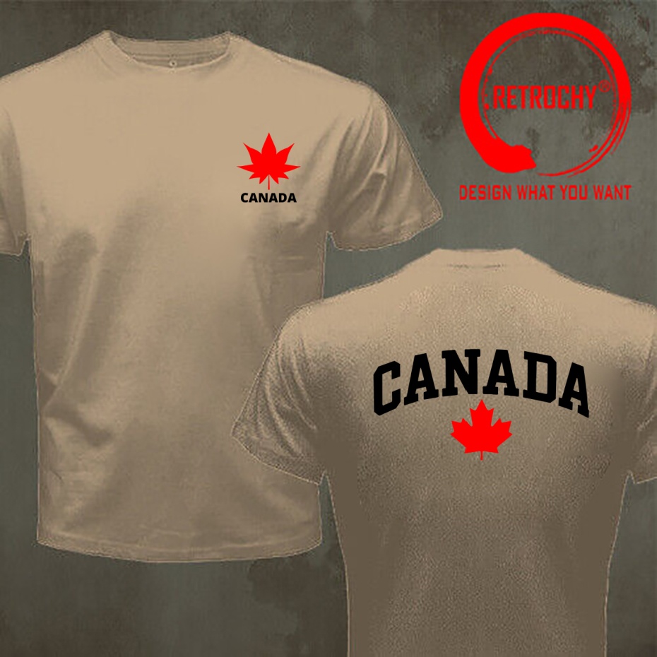 Canada Letter Printed Funny De - Street Fashion Canada 评论和价格