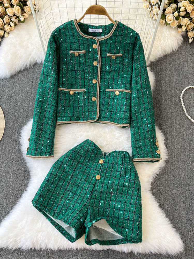 Autumn Winter Lady Two Piece O - Street Fashion Jacket 评论和价格