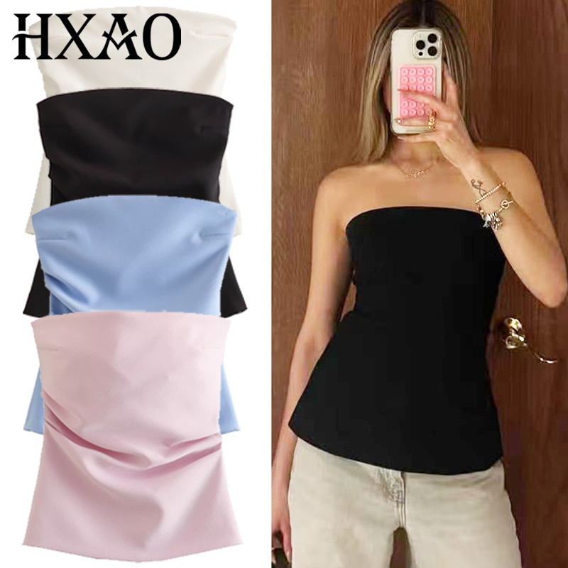 HXAO Corset Tube Top Women Sum - Street Fashion Youtube 评论和价格