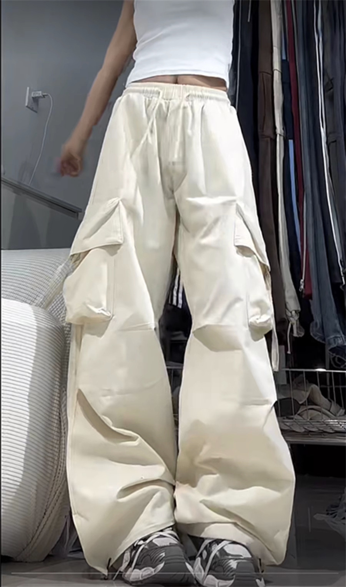 Oversized Pocket High Street P - Street Fashion England 评论和价格