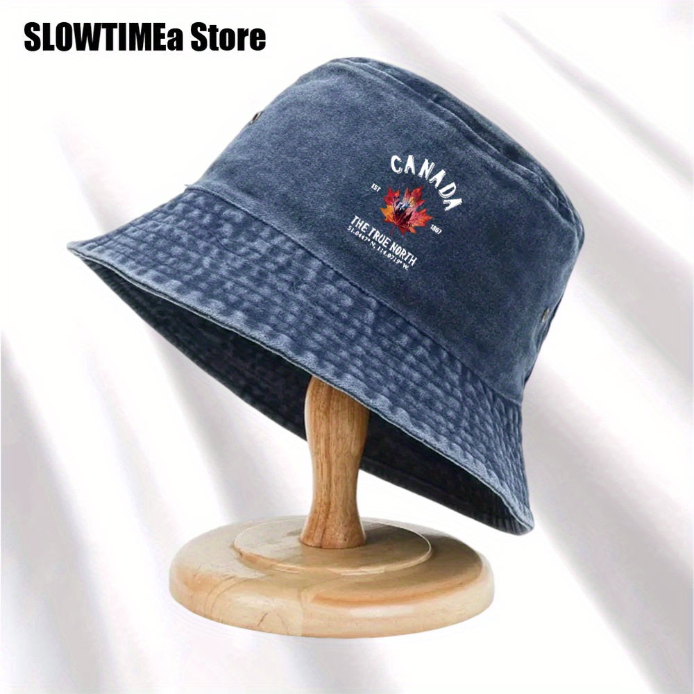 1pc  Canada Hat, Casual Fisher - Street Fashion Canada 评论和价格