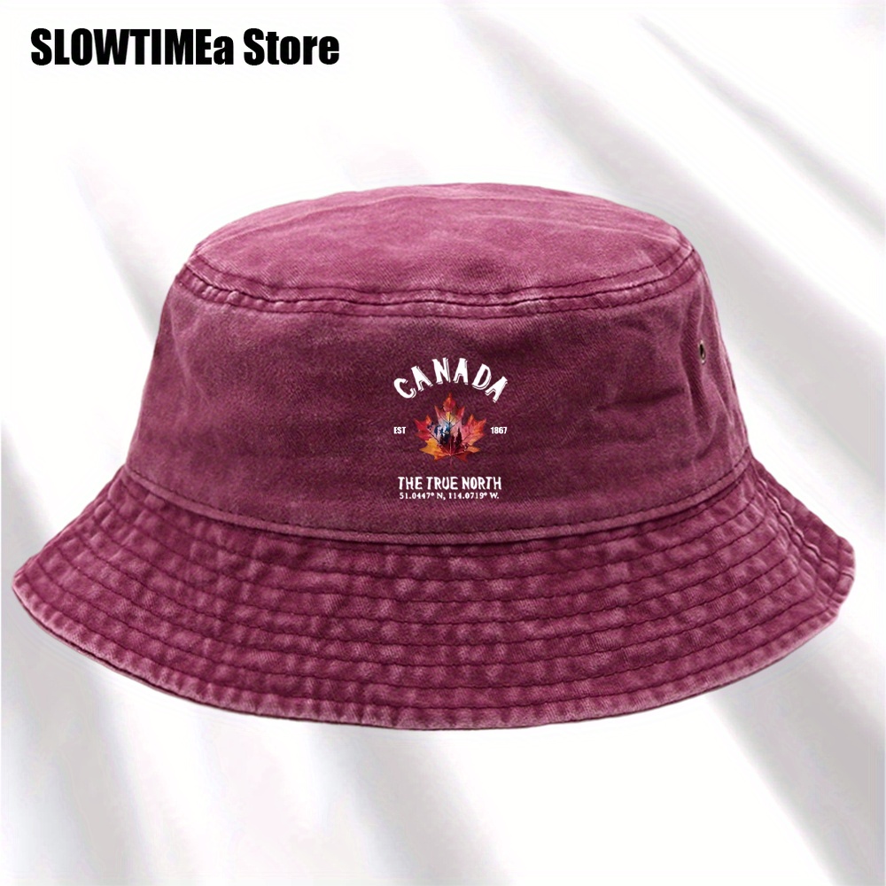 1pc  Canada Hat, Casual Fisher - Street Fashion Canada 评论和价格