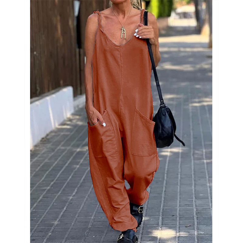 Jumpsuit Women's Solid Color L - Street Fashion England 评论和价格