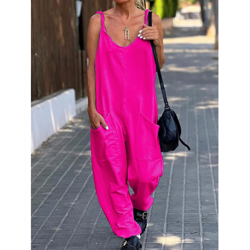 Jumpsuit Women's Solid Color L - Street Fashion England 评论和价格