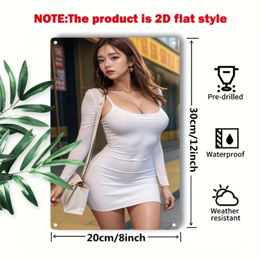 HD Metal Wall Art Asian Street - Asian Street Fashion Girls 评论和价格