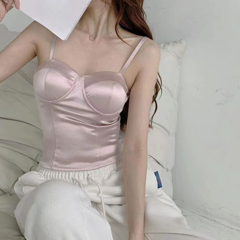 Camisole Women Summer Y2k Swee - Street Fashion Korean Girl 评论和价格