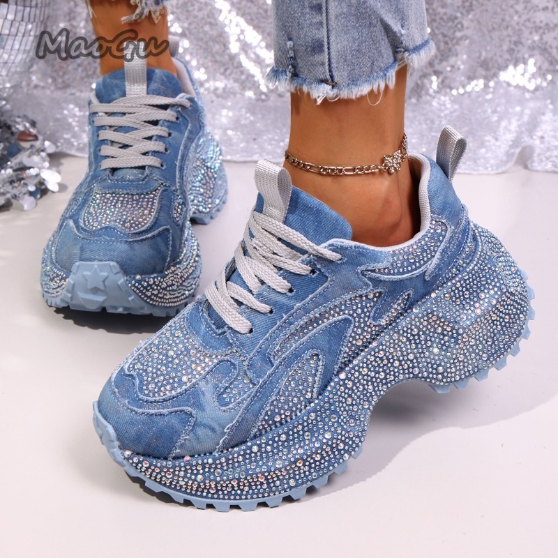 Fashion Rhinestone Women's Chu - Street Fashion Ladies 评论和价格