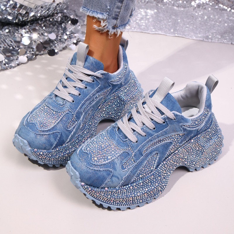 Fashion Rhinestone Women's Chu - Street Fashion Ladies 评论和价格