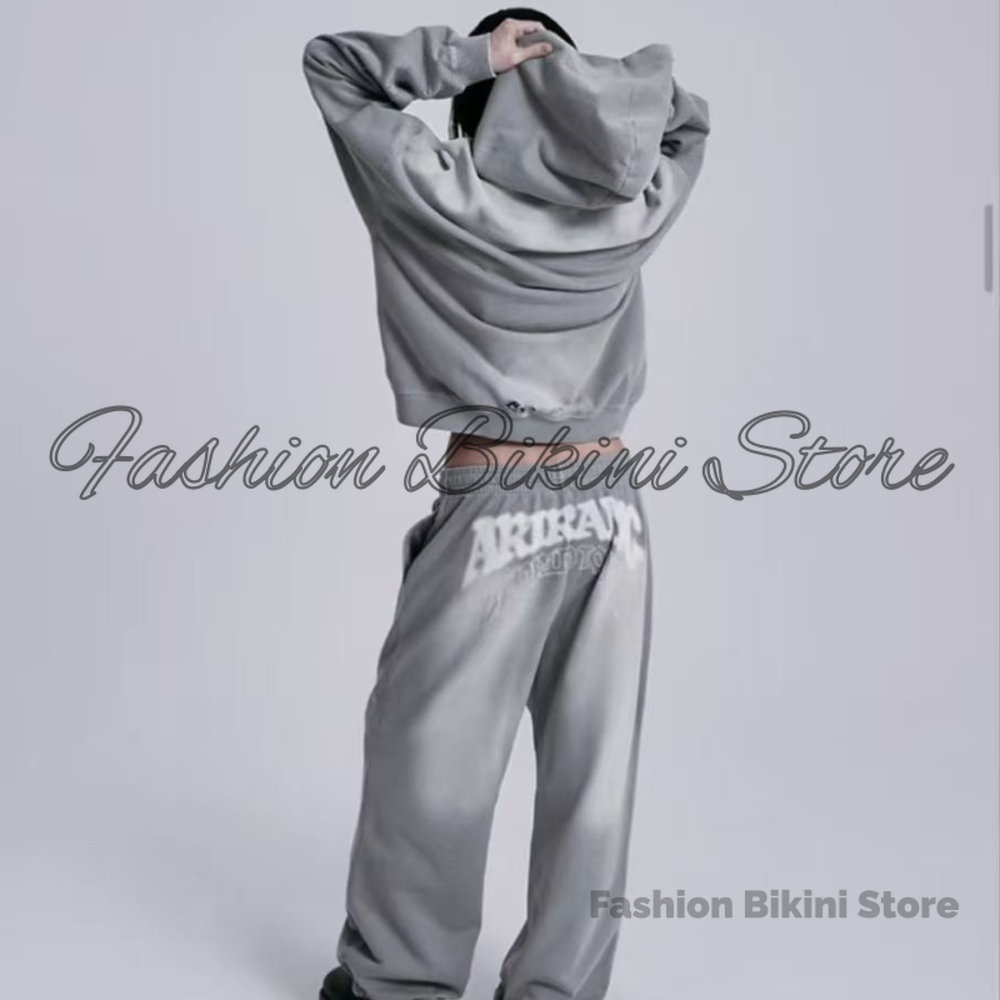 NEW Washed Grey Retro Hoodie 3 - Street Fashion Jacket 评论和价格