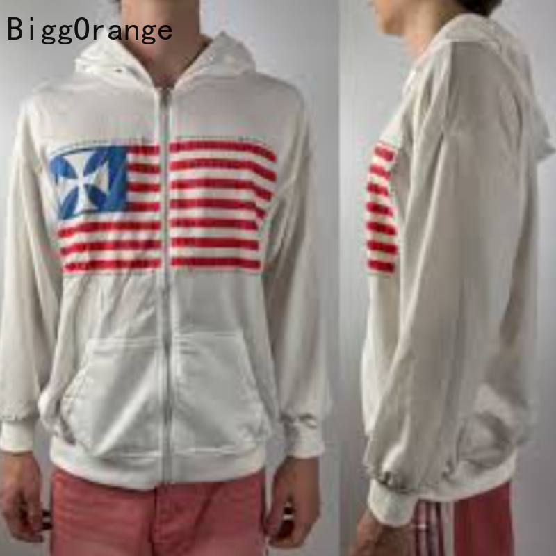 Sweatshirt coat rhinestone emb - Street Fashion Elements 评论和价格