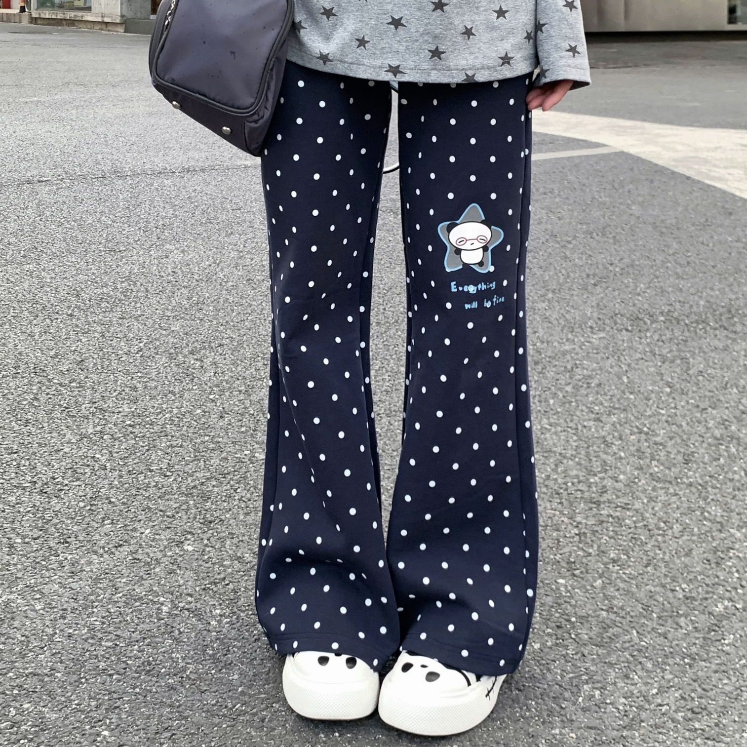 Y2k Vintage 2000s Polka Dot Ca - Street Fashion Korean Girl 评论和价格