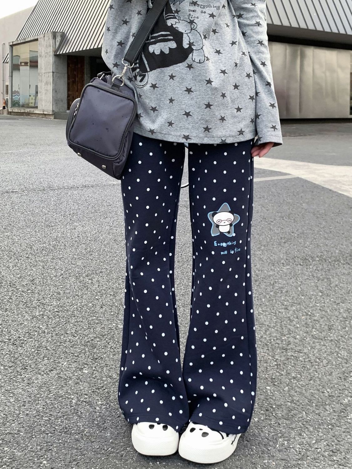 Y2k Vintage 2000s Polka Dot Ca - Street Fashion Korean Girl 评论和价格