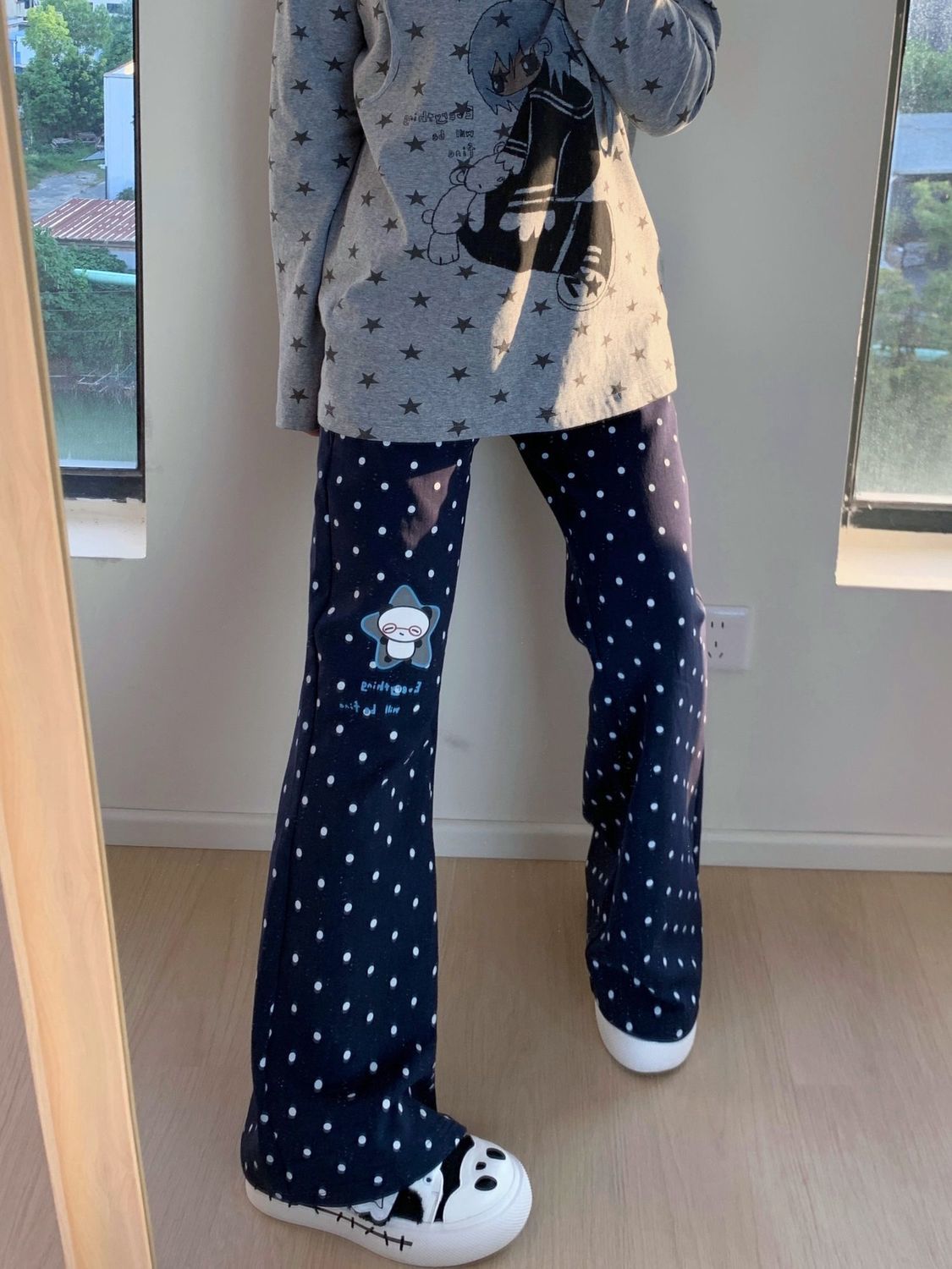Y2k Vintage 2000s Polka Dot Ca - Street Fashion Korean Girl 评论和价格