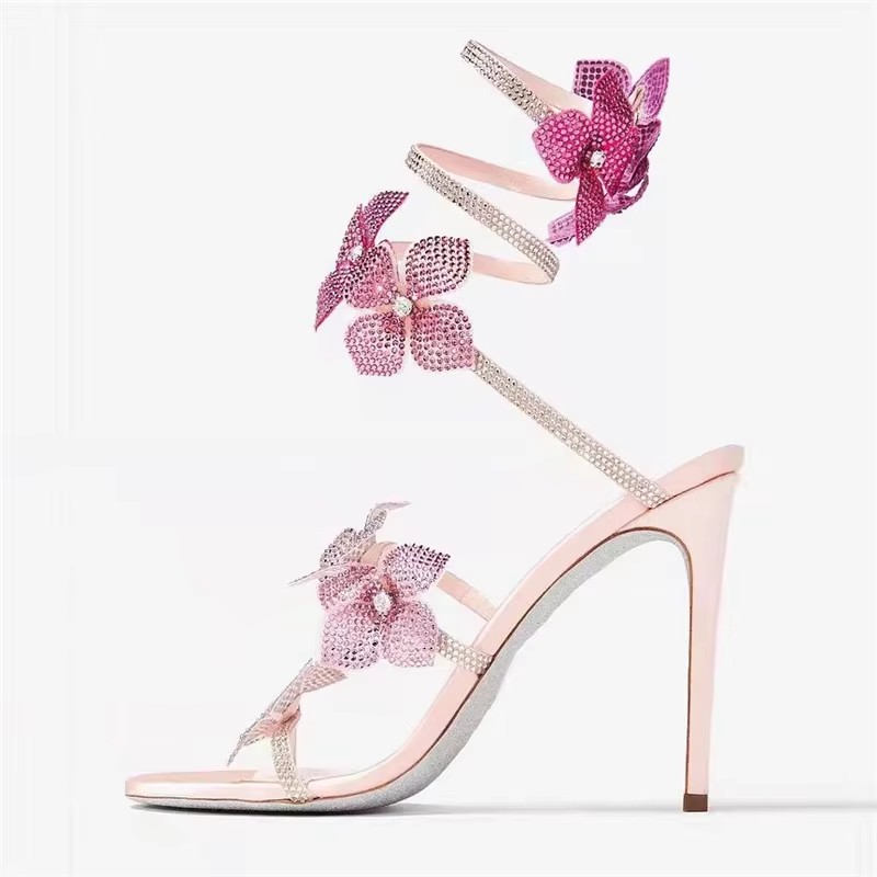 Eilyken Sexy CRYSTAL Flower Th - Street Fashion Ladies 评论和价格