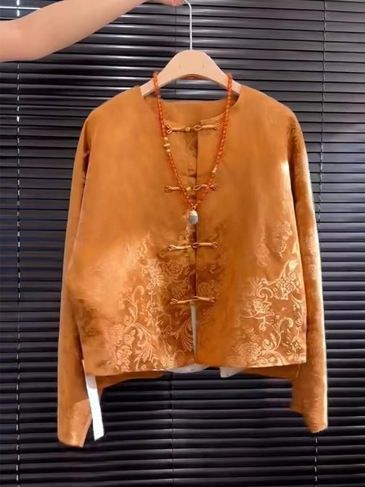 New High-End Satin Orange Flor - Street Fashion Youtube 评论和价格