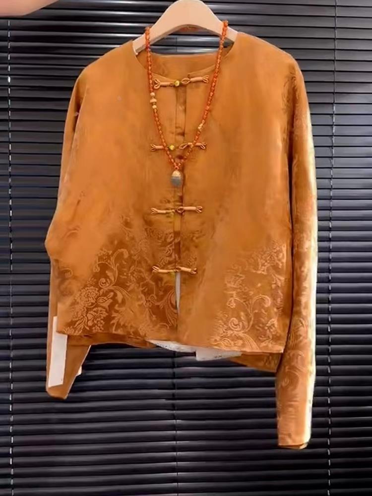 New High-End Satin Orange Flor - Street Fashion Youtube 评论和价格