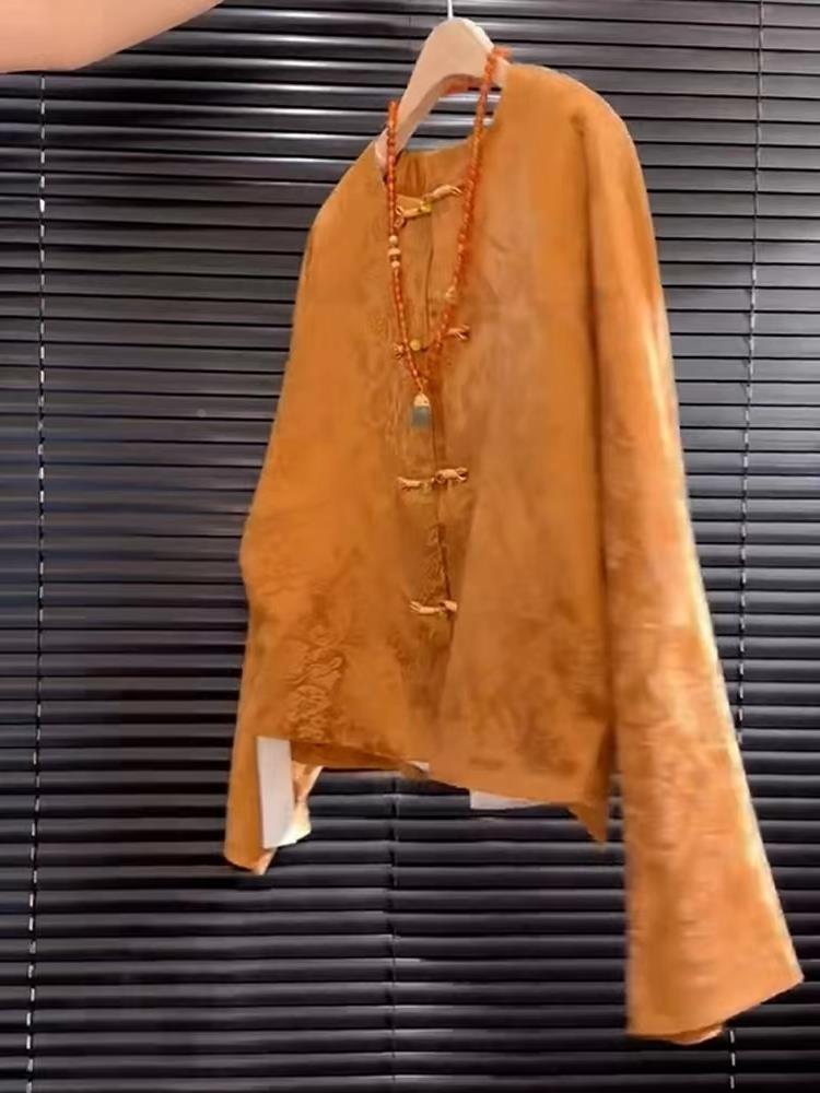New High-End Satin Orange Flor - Street Fashion Youtube 评论和价格