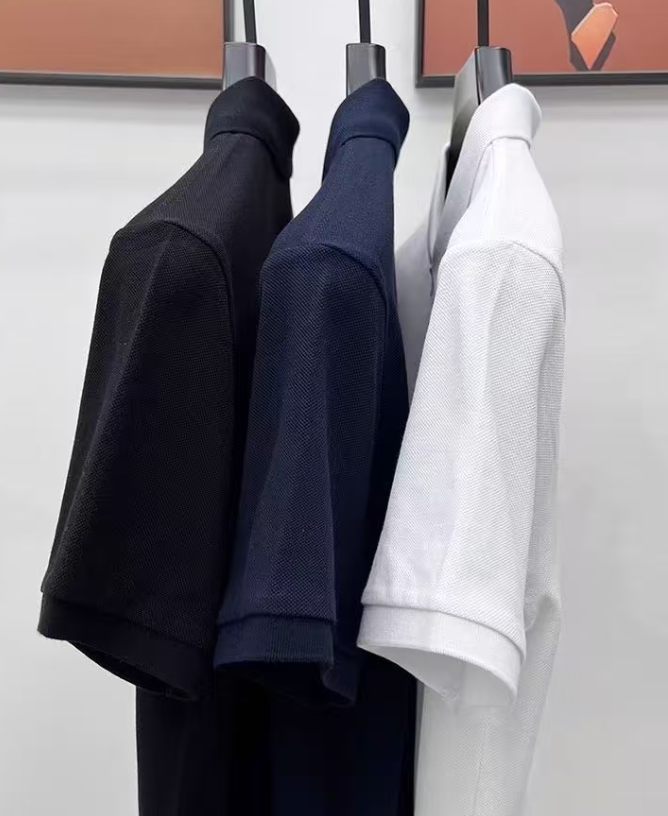 Men's Black Polo-shirts Short- - Street Fashion England 评论和价格